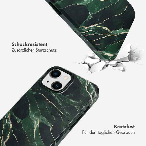 Selencia Vivid Tough Back Cover für das iPhone 14 - Chic Marble Quartz