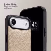Selencia Nova HandyHülle mit Kordel und Kartenhalter Apple iPhone Air - Beige