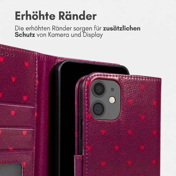 imoshion Design Klapphülle Apple iPhone 12 (Pro) - Crush Check Coral Dust