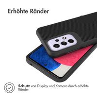 imoshion Rugged Hybrid Carbon Case Samsung Galaxy A33 - Schwarz