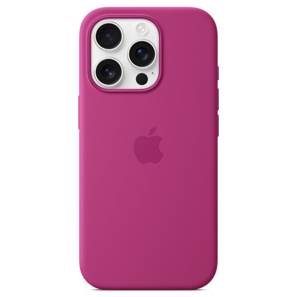 Apple Silikon-Case MagSafe für das Apple iPhone 16 Pro - Fuchsia