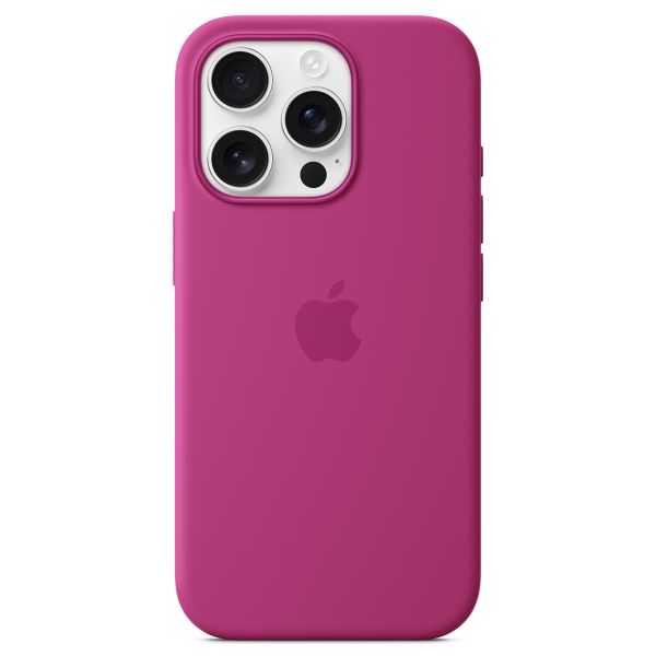 Apple Silikon-Case MagSafe für das iPhone 16 Pro - Fuchsia