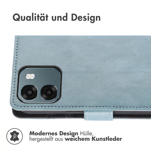 imoshion Luxuriöse Klapphülle Oppo A6 (5G) - Hellblau