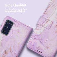 imoshion ﻿Design Klapphülle für das Samsung Galaxy S20 FE - Purple Marble