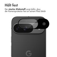 imoshion Kameraprotektor aus Glas 2er-Pack für das Google Pixel 9 - Schwarz