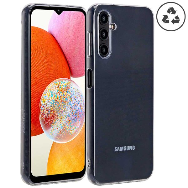 Accezz 100% recyceltes TPU Clear Cover für das Samsung Galaxy A14 (4G/5G)  - Transparent