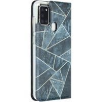 Design TPU Klapphülle für das Samsung Galaxy A21s