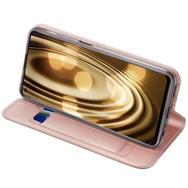 Dux Ducis Slim TPU Klapphülle für Xiaomi Redmi Note 9T (5G) - Roségold