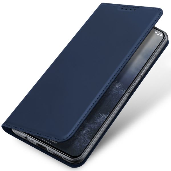 Dux Ducis Slim TPU Klapphülle für das Nokia G60 - Dunkelblau