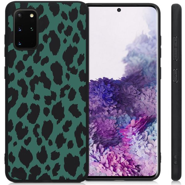 imoshion Design Hülle Galaxy S20 Plus - Leopard - Grün / Schwarz