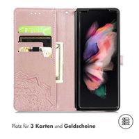 imoshion Mandala Klapphülle für das Samsung Galaxy Z Fold 5 - Rose Gold