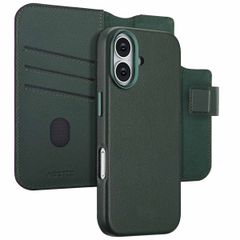 Accezz 2-in-1 Klapphülle aus Leder mit MagSafe Apple iPhone 17 - Cedar Green