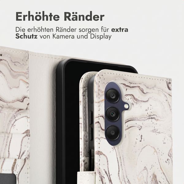 imoshion Design Klapphülle Samsung Galaxy A26 - Sandy Marble