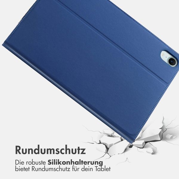 Accezz Classic Klapphülle Apple iPad Mini 7 (2024) / iPad Mini 6 (2021) - Dunkelblau