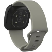 imoshion Silikonband für das  Fitbit Versa 4/ 3 / Sense (2) - Dunkelgrau