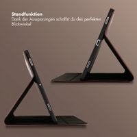 Selencia Riva Klapphülle Samsung Galaxy Tab S11 - Mocha Brown