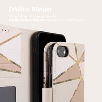 imoshion Design Klapphülle Apple iPhone 16e - Beige Graphic