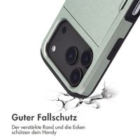 imoshion Backcover mit Kartenfach Apple iPhone 18 Pro / 17 Pro - Grün
