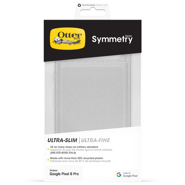 OtterBox Symmetry Series Case Google Pixel 8 Pro - Clear Glitter