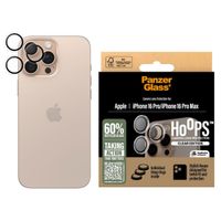 PanzerGlass Kameraprotektor Hoop Optic Rings für das Apple iPhone 16 Pro / 16 Pro Max