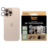 PanzerGlass Kameraprotektor Hoop Optic Rings für das iPhone 16 Pro / 16 Pro Max