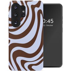 Selencia Vivid Rückabdeckung mit MagSafe Samsung Galaxy S26 Ultra - Dream Swirl Chocolate