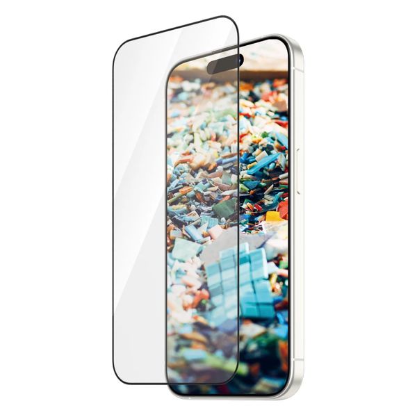 PanzerGlass Ultra-Wide Fit Antibakterieller Displayschutz Apple iPhone 15 Pro