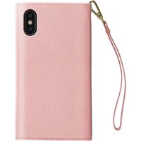 iDeal of Sweden Mayfair Clutch Velvet für das iPhone Xs / X - Rosa