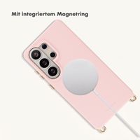 Selencia Rivièra Backcover mit MagSafe mit abnehmbaren Haken Samsung Galaxy S26 Ultra - Sorbet Pink