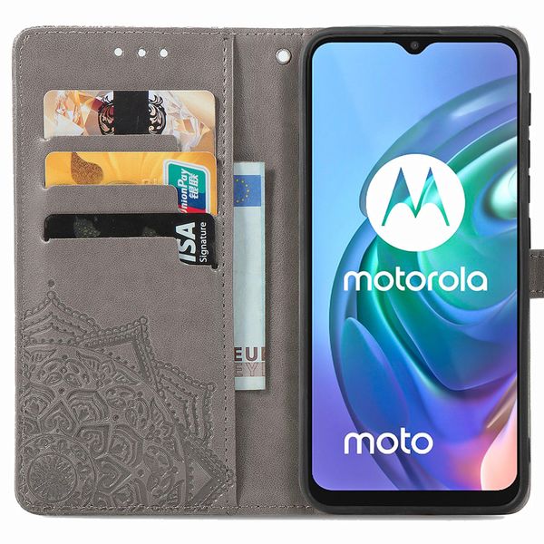 imoshion Mandala Klapphülle Motorola Moto G30 / G20 / G10 (Power) -Grau