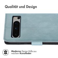 imoshion Luxuriöse Klapphülle Google Pixel 8 Pro - Hellblau