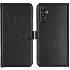 Selencia Echtleder Klapphülle Samsung Galaxy A34 (5G) - Schwarz