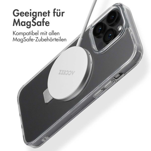 Accezz Ring Stand Backcover mit MagSafe für das iPhone 14 Pro Max - Transparent