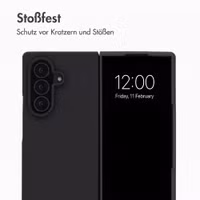 Accezz Liquid Silikoncase Samsung Galaxy Z Fold 8 Ultra - Schwarz