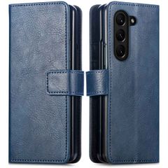 imoshion Luxuriöse Klapphülle Samsung Galaxy Z Fold 5 - Dunkelblau
