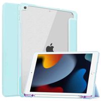 imoshion Trifold Hardcase Klapphülle Apple iPad 9 (2021) 10.2 Zoll / iPad 8 (2020) 10.2 Zoll / iPad 7 (2019) 10.2 Zoll - Hellblau