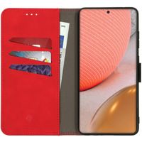 imoshion Entfernbare 2-1 Luxus Klapphülle Samsung Galaxy A72 - Rot