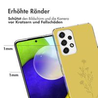 imoshion Design Hülle Samsung Galaxy A53 - Floral Lime
