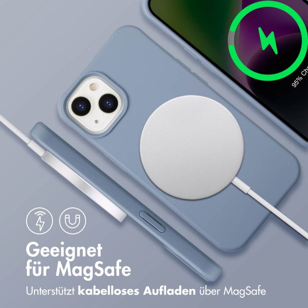 imoshion Color Backcover mit abnehmbarem Handykette und MagSafe Apple iPhone 14 - Ash Blue