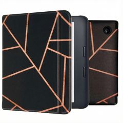 imoshion Design Slim Hard Case Sleepcover mit Stand Tolino Vision 5 - Black Graphic