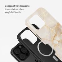 Selencia Vivid Rückabdeckung mit MagSafe Apple iPhone 16 Pro Max - Golden Beige Marble