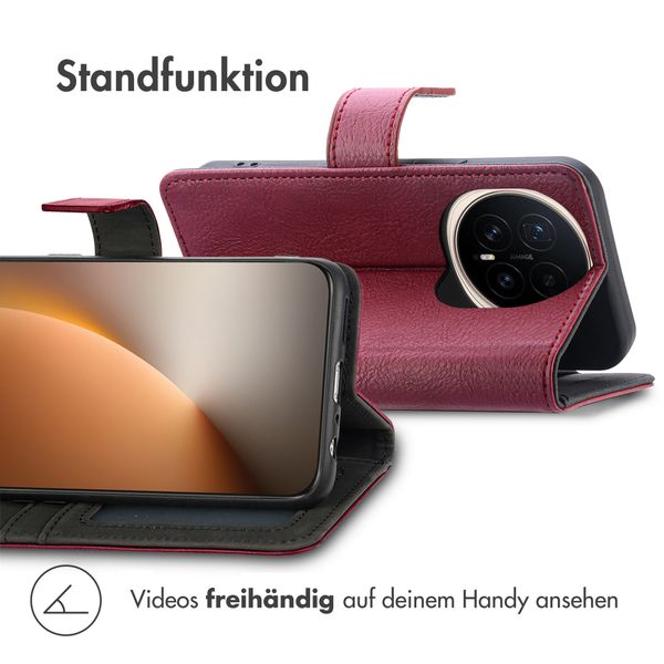 imoshion Luxuriöse Klapphülle Honor Magic8 Pro - Bordeaux