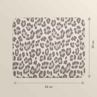 Selencia Sabi Kunstleder-Mauspad - 20 x 24 cm - Soft Ivory