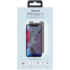 Selencia Screen Protector Privacy Glas für iPhone 12 Pro Max