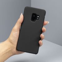 Schwarze unifarbene Hardcase-Hülle Samsung Galaxy S9 Plus