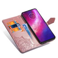 Mandala Klapphülle Roségold Motorola One Hyper