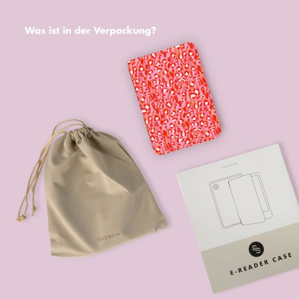 Selencia Vivid Klapphülle Kobo Clara Colour / Clara BW - Wild Spots Lipstick