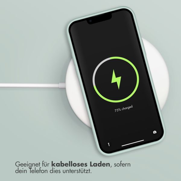 Accezz Liquid Silikoncase Apple iPhone 12 (Pro) - Sky Blue