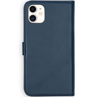 Selencia Echtleder Klapphülle Apple iPhone 11 - Blau