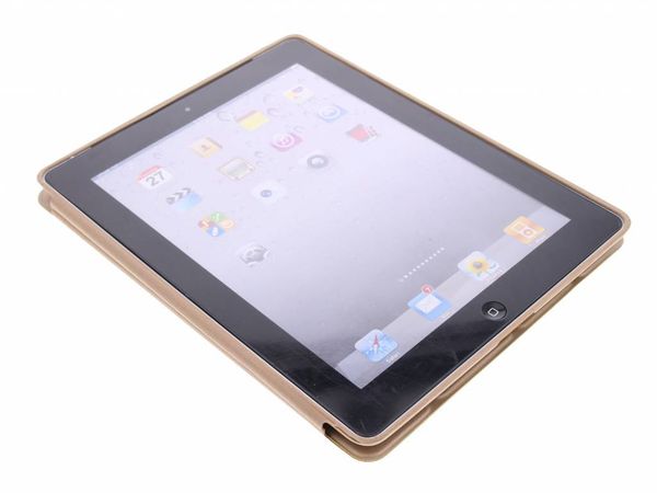 Goldene Luxus Klapphülle iPad 4 (2012) 9.7 inch / 3 (2012) 9.7 inch / 2 (2011) 9.7 inch